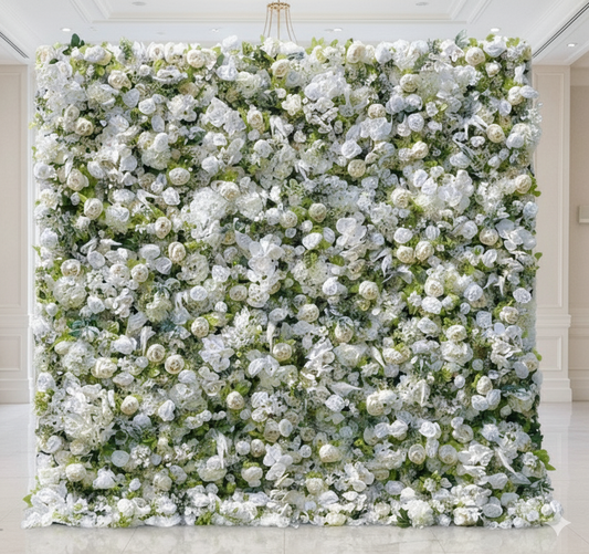 Beautiful magnolia flower wall rental in vero beach, tradition/port st lucie, florida for weddings, anniversary, parties and bridal events