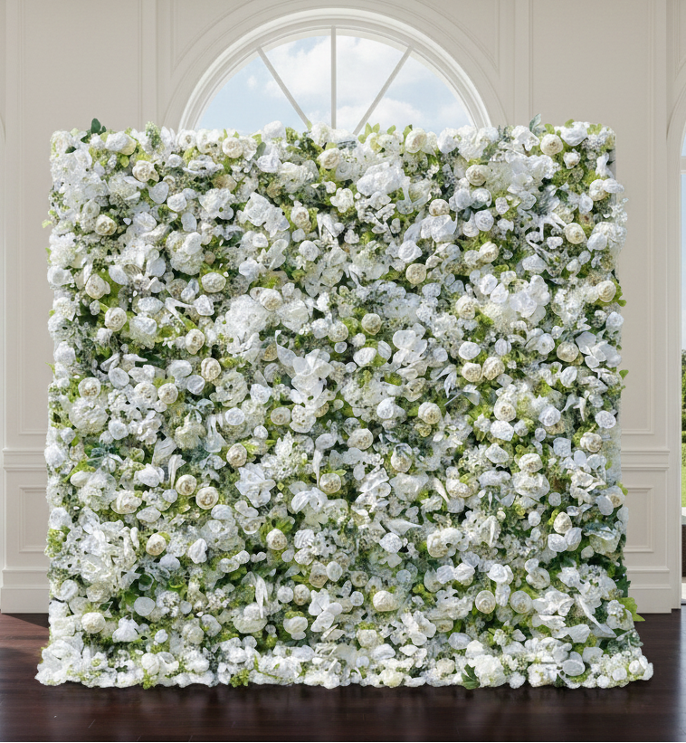 flower wall rental for weddings in indian river county, vero beach events.
