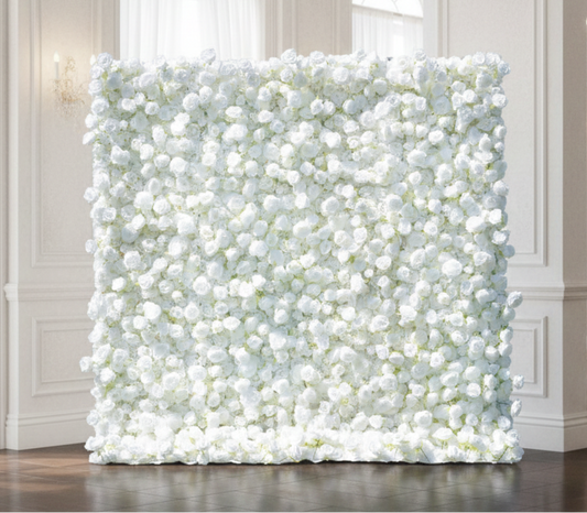 The Pearl Flower Wall Rental is our signature wall for Bridal Showers and Wedding Events.  Available to rent in the Treasure Coast & Palm Beaches of Florida