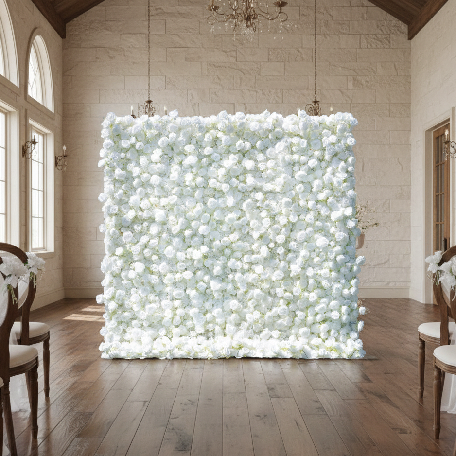 The Pearl Flower Wall Rental for rustic, barn wedding in Brevard County Florida. Bridal Showers, baby showers and Weddings and parties.  Available to rent 